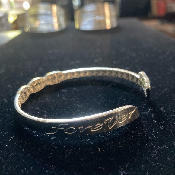 925 silver  Silver Fox. Love you forever engraved Fox & ♥️ engraved inside - Picture 4 of 7